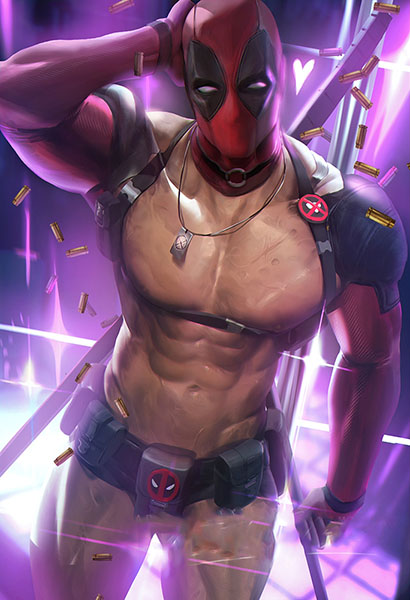 Deadpool-no-shirt sexy deadpool